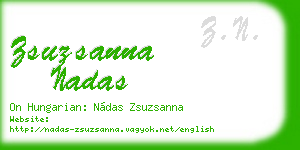 zsuzsanna nadas business card
